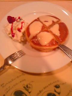 フルーツホットケーキ