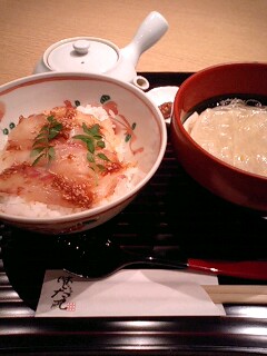 鯛の胡麻味噌丼