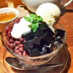 小豆入り仙草ゼリー