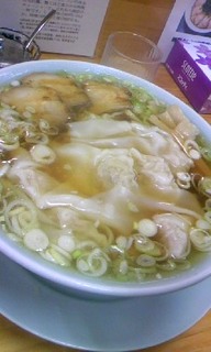 あっさりワンタンメン