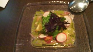 鮮魚のカルパッチョ　鎌倉野菜添え