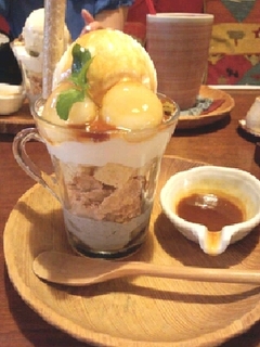 小みたらしパフェ