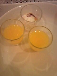 オレンジのゼリー