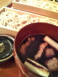 鴨汁付け うどん 蕎麦