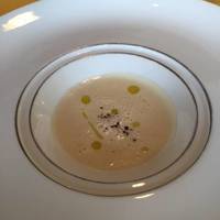 カリフラワーの温製スープ
