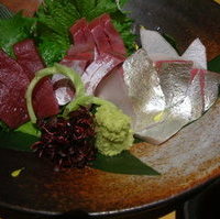 お造り三種盛り