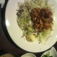 スタミナ生姜焼き膳