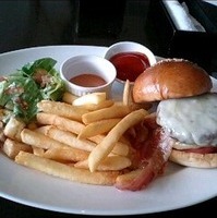 グリュイエールチーズのハンバーガーフレン…