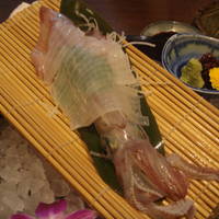 呼子直送イカの活き造り