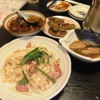 きしめんカルボナーラ