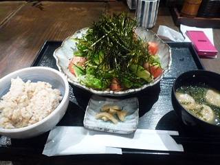 料理長のまかないサラダ定食