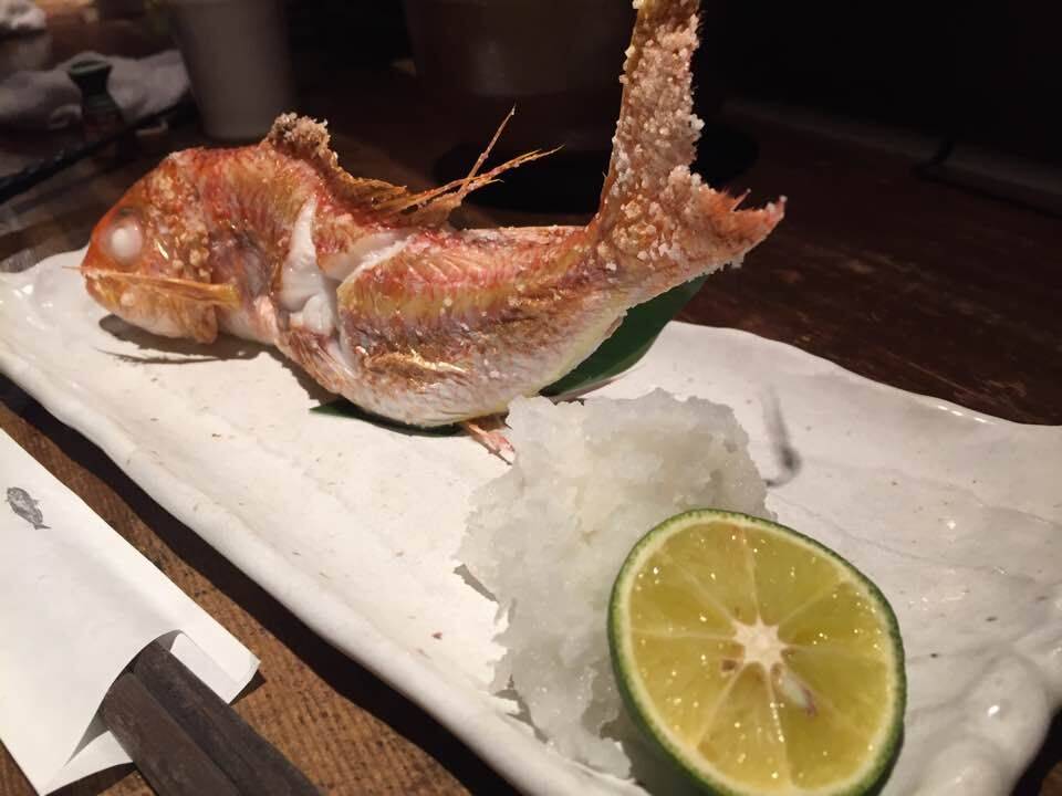 鮮魚の炉端焼き