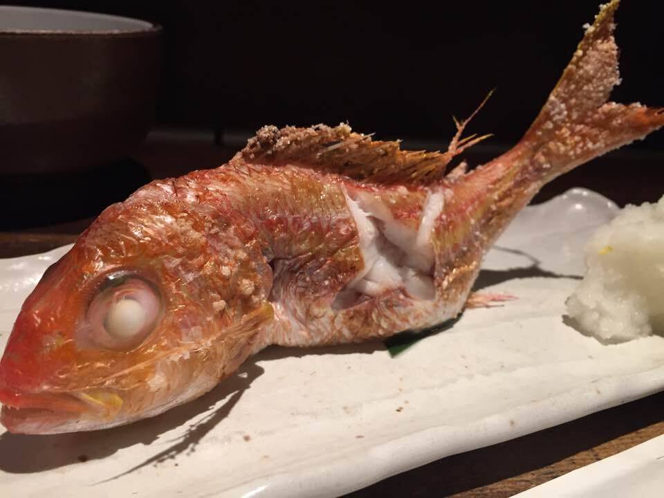 鮮魚の炉端焼き