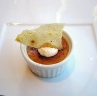 カボチャのクリームブリュレ