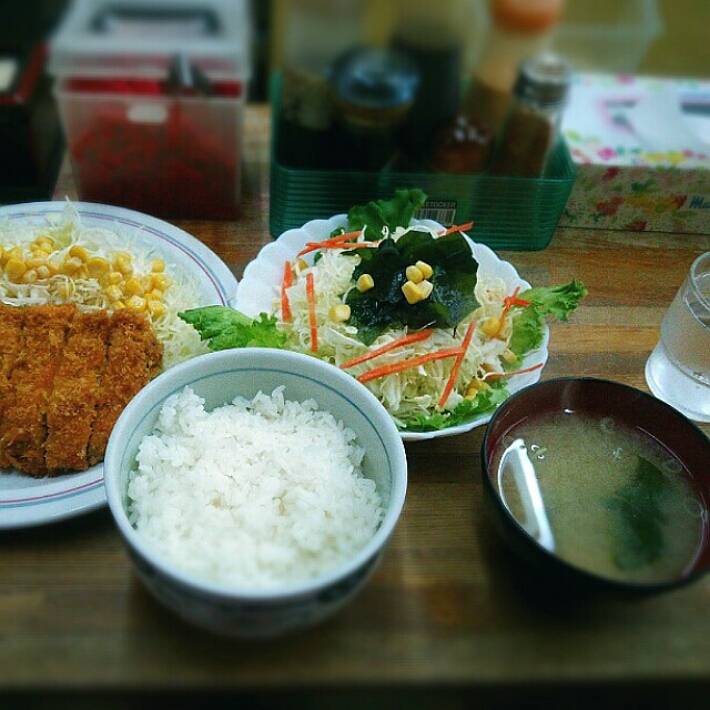 ジャンボチキンカツ定食