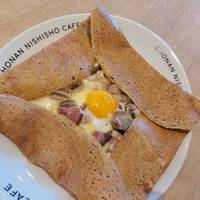 きのことベーコンのガレット