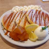 パンケーキ（リンゴのコンフィとキャラメル）