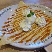 塩バターキャラメルのクレープ