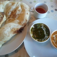 ２種のランチセット　バターチキンカレー＆…