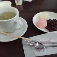 アイス茶菓子セットと梅こぶ茶