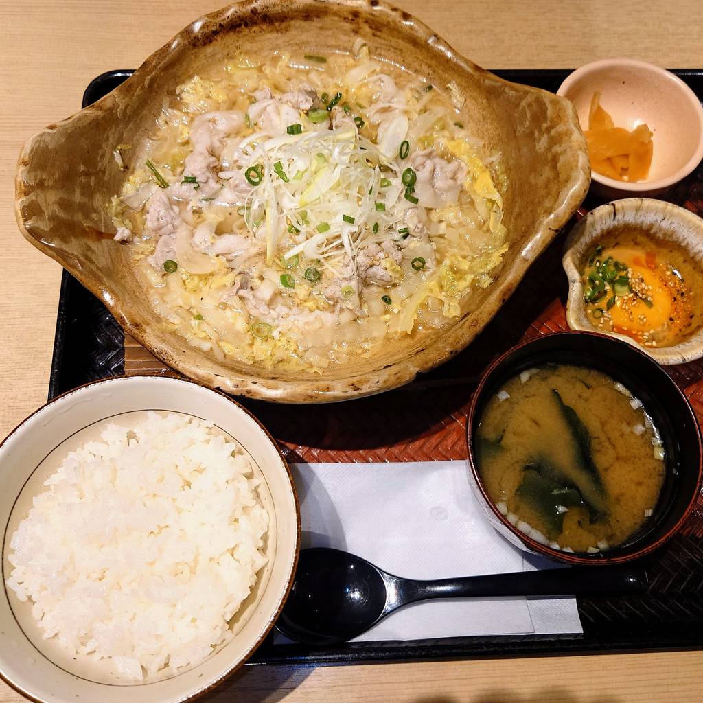 豚の塩麹漬けと白菜のさっぱり土鍋定食