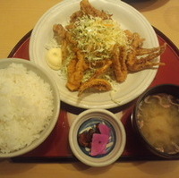 イカフライ定食