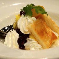 栗とあずきのカスタードパイ