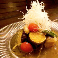 名古屋コーチンと彩り野菜の柚子胡椒マリネ