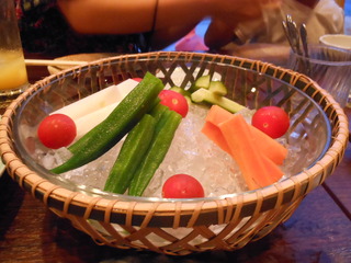 夏野菜の盛り合わせ