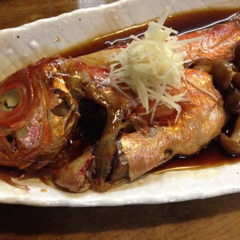 金目鯛煮付け