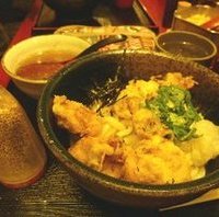 鳥天生醤油うどん