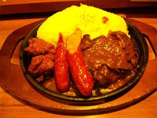 鉄板ハンバーグ