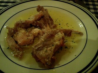 にんにくスープとうさぎの煮込み