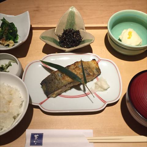 鰆の柚子西京焼き御膳