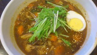 きのこと野菜の煮込みスープカレー