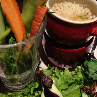 近江野菜のパフェ＆バーニャカウダ