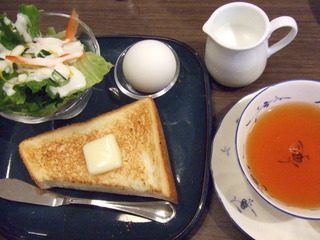 厚切りトースト＆ゆで玉子モーニングセット