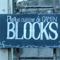 Plaque cuisine de GAMIN BLOCKS