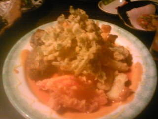 お料理6品 隠れ野コース 3000円