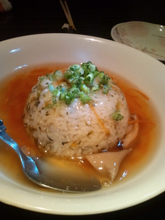 旨みたっぷり餡かけ高菜ピラフ