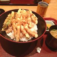 あなご天丼 （野菜天付き）