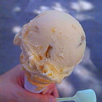 栗アイスクリーム