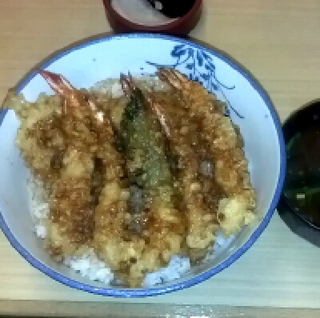 名物江戸前　海老天丼