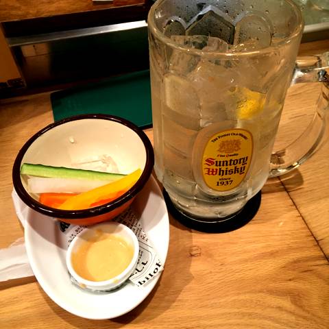 ハイボールと野菜スティック〜