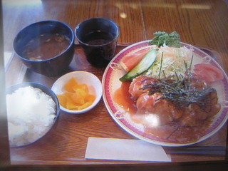 あんかけ唐揚げ定食