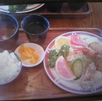 コンビ定食　（からあげ＆エビフライ）