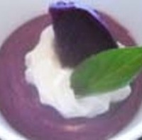 紫芋のババロワ