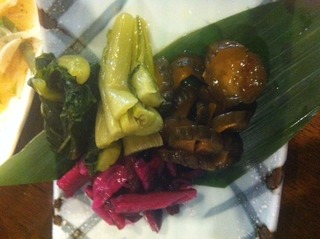 漬け物盛り合わせ