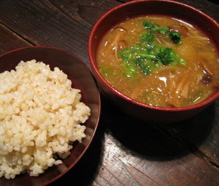 蔵の郷のお味噌汁