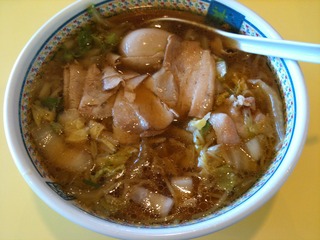 煮卵ラーメン